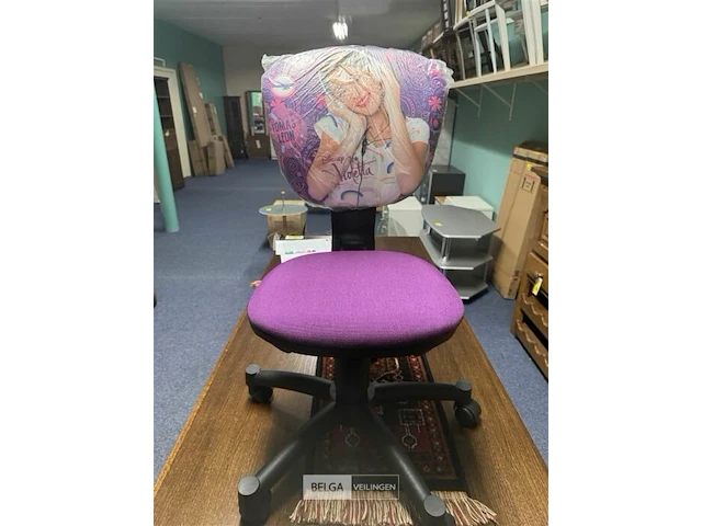 Kinderbureelstoel violetta - afbeelding 1 van  3