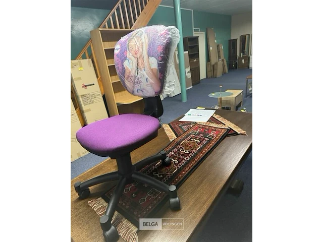 Kinderbureelstoel violetta - afbeelding 3 van  3