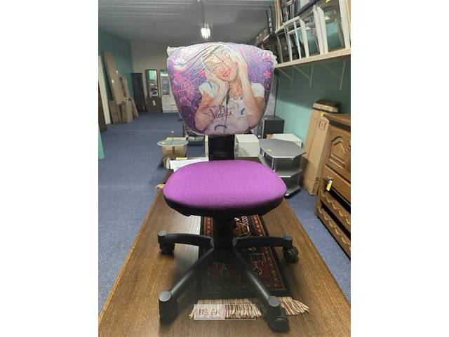 Kinderbureelstoel violetta - afbeelding 1 van  2