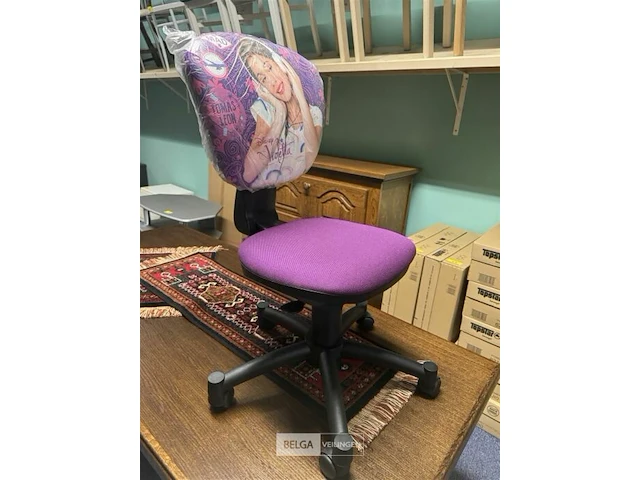 Kinderbureelstoel violetta - afbeelding 2 van  2