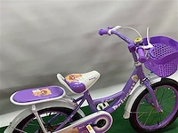 Kinderfiets 16 inch paars - afbeelding 3 van  3