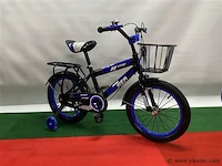 Kinderfiets 16 inch zwart - afbeelding 1 van  3