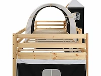 Kinderhoogslaper met glijbaan en ladder grenen 97x208 cm - levering alleen in belgië - afbeelding 4 van  6