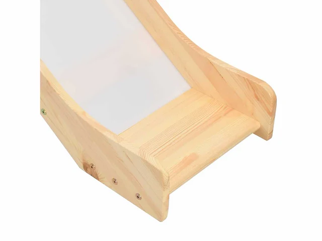 Kinderhoogslaper met glijbaan en ladder grenen 97x208 cm - levering alleen in belgië - afbeelding 5 van  6
