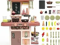 Kinderkeuken speelset met waterspray , licht en keukenaccessoires - afbeelding 1 van  5