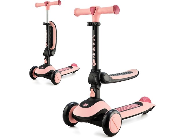 Kinderkraft halley 2-in-1 loopfiets en driewieler step - afbeelding 1 van  6