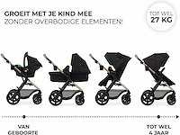 Kinderkraft moov 2 3-in-1 kinderwagen - zwart - afbeelding 3 van  10