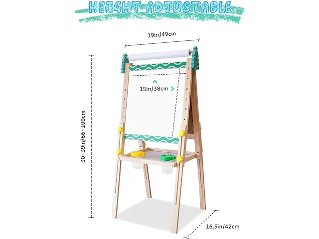 Kinderspeelbord - teken en whiteboard - afbeelding 4 van  6