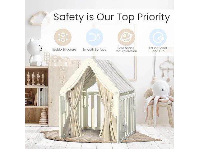 Kinderspeelhuisje voor binnen - afbeelding 2 van  6