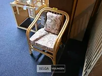 Kinderstoel (look bamboe) met kussen - afbeelding 2 van  2