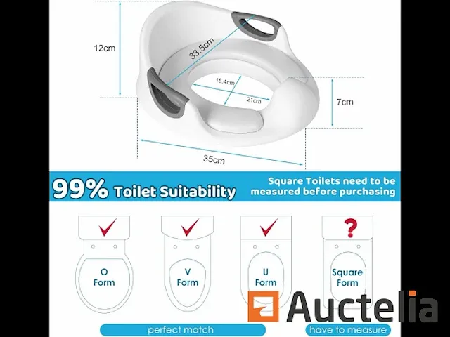 Kindertoilet zetel, toilet zetel - afbeelding 1 van  4