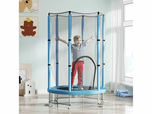 Kindertrampoline ø140 cm buitentrampoline - afbeelding 9 van  10