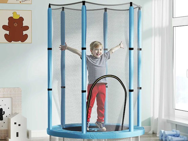 Kindertrampoline ø140 cm buitentrampoline - afbeelding 1 van  10