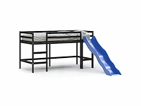 Kindertussenbed zonder matras met glijbaan 90x190 cm - afbeelding 4 van  10