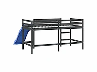 Kindertussenbed zonder matras met glijbaan 90x190 cm - afbeelding 9 van  10