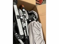 Kinderwagen 3 in 1 kinderwagen combo set compleet met reiswieg en kinderwagen sportzitje en reiswieg - afbeelding 3 van  11