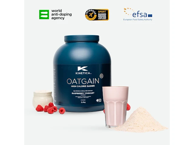 Kinetica oatgain weight gainer 600+ - afbeelding 2 van  3