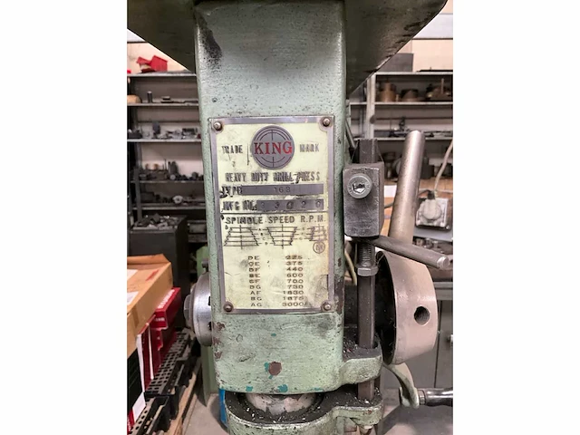 King 168 kolomboormachine - afbeelding 5 van  8