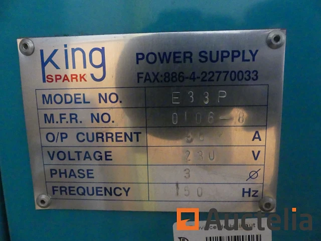 King spark e33p edm machine - afbeelding 5 van  19