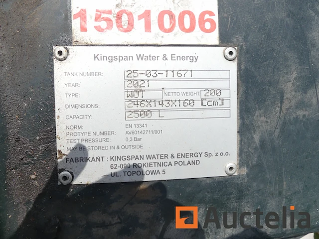 Kingspan water energie olietank - afbeelding 6 van  8