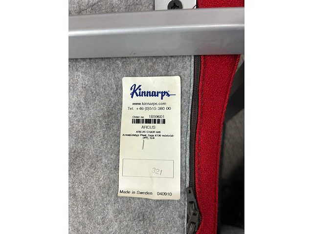 Kinnarps - waiting room chair (6x) - afbeelding 5 van  5