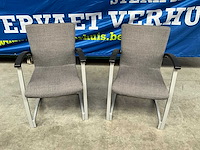 Kinnarps design wachtkamerstoelen (2x) - afbeelding 2 van  5