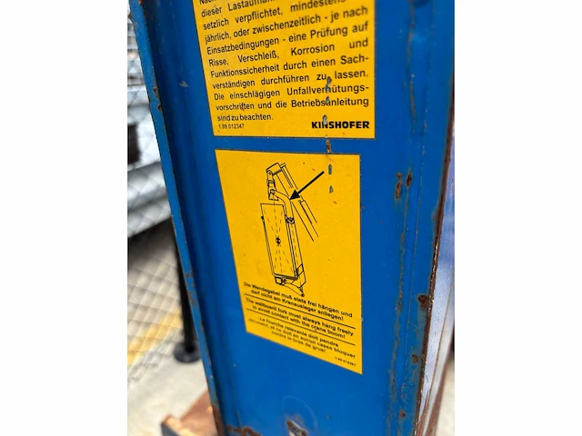 Kinshofer pallethaak hydraulisch met draaikop - afbeelding 7 van  10