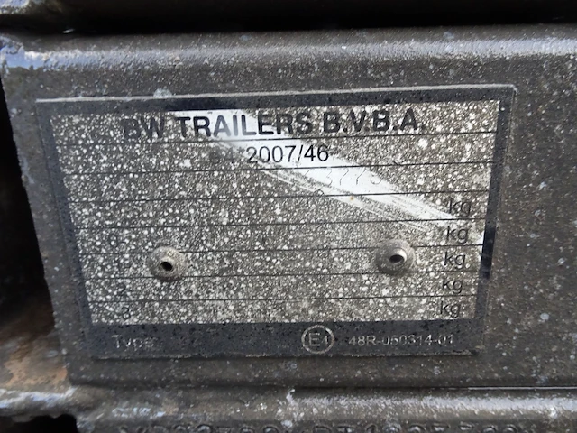 Kipbare aanhangwagen bw trailers - afbeelding 9 van  9