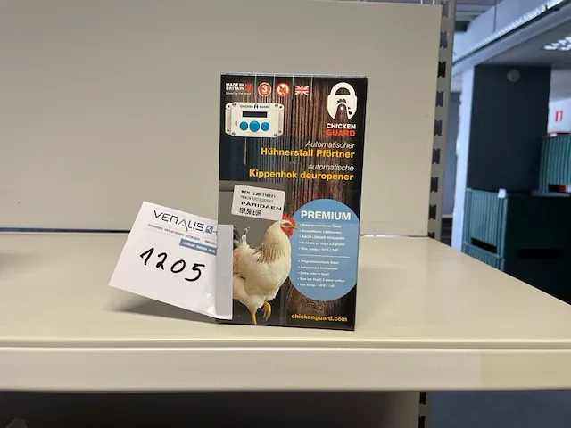 Kippenhok deuropener "chickenguard" - afbeelding 1 van  4
