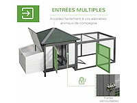 Kippenhok huisje multi-apparatuur baars helling - afbeelding 6 van  7