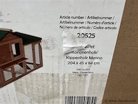 Kippen/konijnenhok - afbeelding 2 van  3
