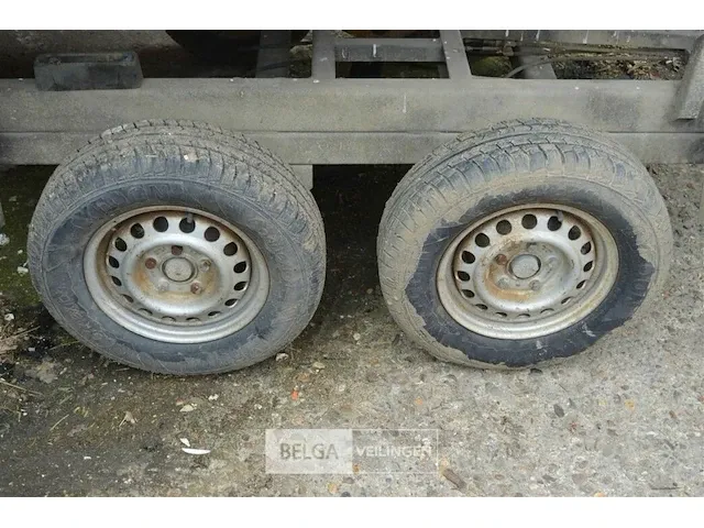 Kipper aanhangwagen dubbel asser al-ko type 251s - afbeelding 4 van  5