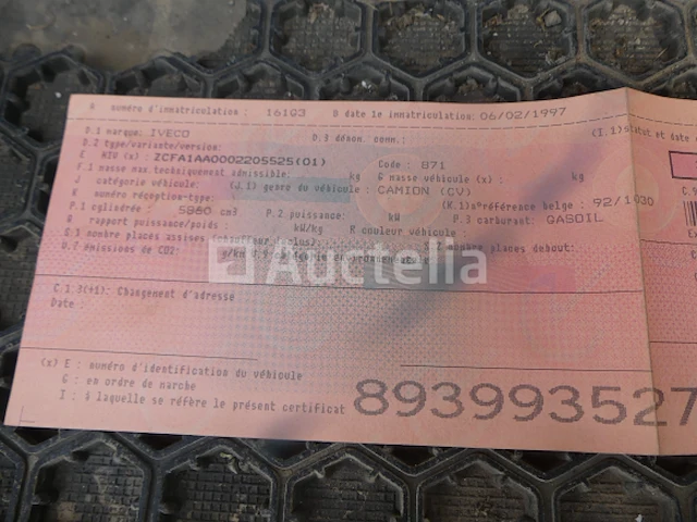 Kipper vrachtwagen iveco ml 100 e15 (1997-112.669 km-vin:zcfa1aa0002205525) - afbeelding 20 van  38