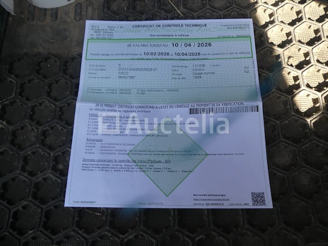 Kipper vrachtwagen iveco ml 100 e15 (1997-112.669 km-vin:zcfa1aa0002205525) - afbeelding 25 van  38