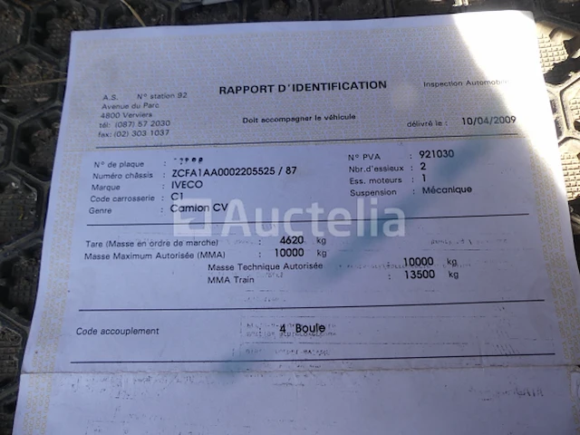 Kipper vrachtwagen iveco ml 100 e15 (1997-112.669 km-vin:zcfa1aa0002205525) - afbeelding 26 van  38