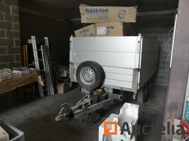 Kipwagen dubbelassig aluminium waroquier bi 27 - afbeelding 3 van  19