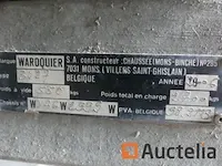 Kipwagen dubbelassig aluminium waroquier bi 27 - afbeelding 17 van  19