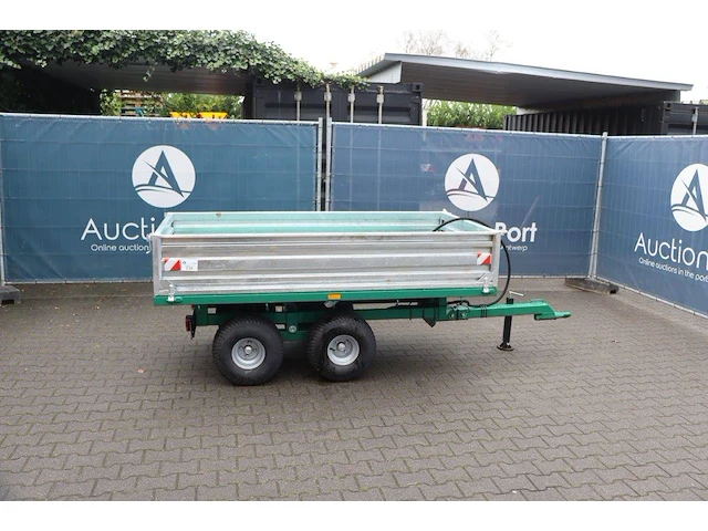 Kipwagen met gegalvaniseerde schotten nieuw - afbeelding 1 van  1