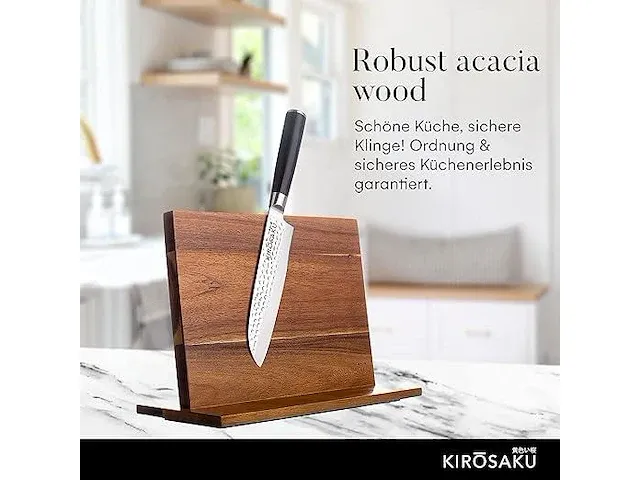 Kirosaku premium acaciamessenhouder - afbeelding 2 van  4