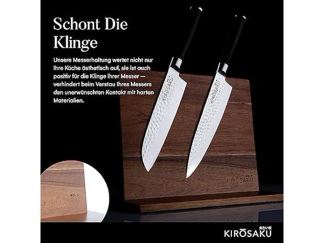 Kirosaku premium acaciamessenhouder - afbeelding 4 van  4