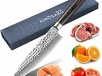 Kirosaku premium damascus mes 20 cm - afbeelding 1 van  4