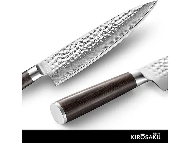 Kirosaku premium damascus mes 20 cm - afbeelding 4 van  4