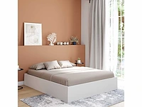 Kistbed 140x190 - wit met bedbodem - afbeelding 3 van  8