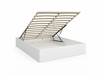 Kistbed 140x190 - wit met bedbodem - afbeelding 4 van  8