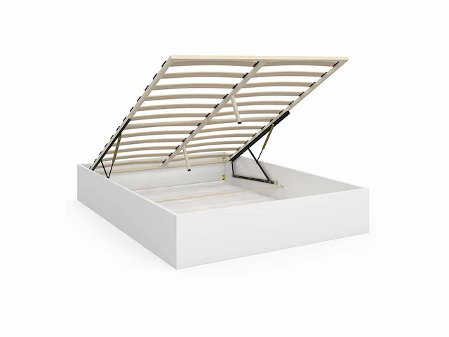 Kistbed 140x190 - wit met bedbodem - afbeelding 6 van  8
