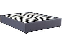Kistbed 140x190cm met bedbodem - pvc grijs - afbeelding 6 van  8