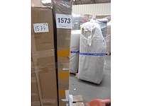 Kistbed 140x190cm met bedbodem - pvc grijs - afbeelding 8 van  8