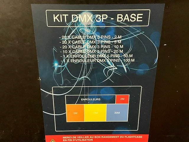 Kit dmx 3p - base kabels - afbeelding 5 van  6