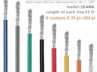 Kit electriciteitsdraden 26awg - afbeelding 3 van  4