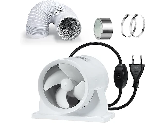 Kit met kanaalbuisventilator 100mm - afbeelding 1 van  4